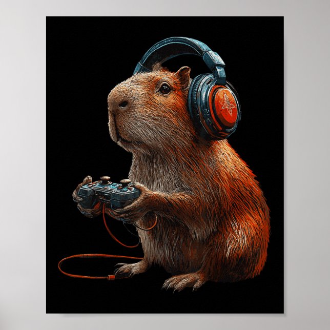 Funny Graphyra Video Games for Gamer 1 Poster (Vorne)
