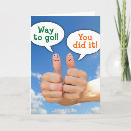 Funny gratulation card karte