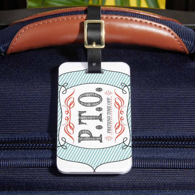 Funny gratuliert dazu, so zu tun, als wäre die Zei Gepäckanhänger (Vorderseite Insitu 2)