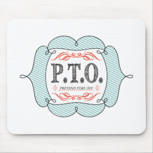 Funny gratuliert dazu, so zu tun, als wäre die Zei Mousepad