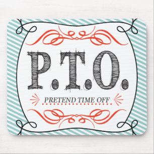 Funny gratuliert dazu, so zu tun, als wäre die Zei Mousepad