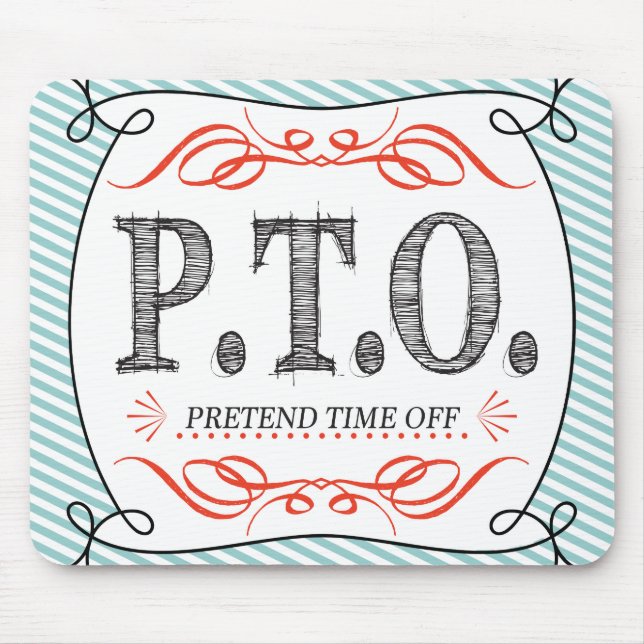 Funny gratuliert dazu, so zu tun, als wäre die Zei Mousepad (Vorne)