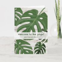 Funny gratuliert New Pflanze Jungle Monstero