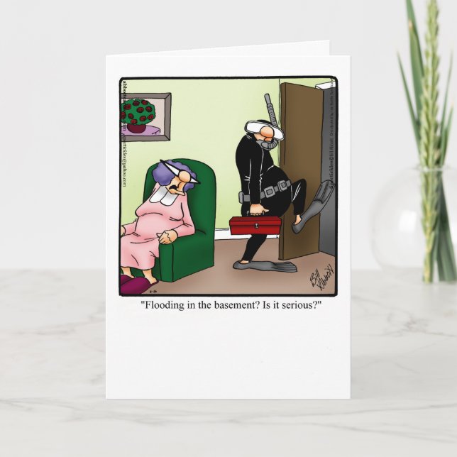 Funny gratuliert New Zuhause card Karte (Vorderseite)