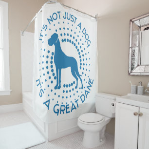 Funny Great Dane Duschvorhang