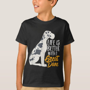 Funny Great Dane Hund mit Niedlicher Grafik für Pu T-Shirt