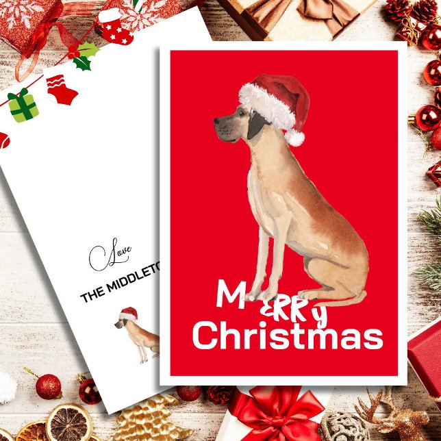 Funny Great Dane Hund Weihnachtsfeiertag Weihnacht (Von Creator hochgeladen)