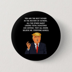 Funny Great Vater Donald Trump Vatertag Geschenk T Button