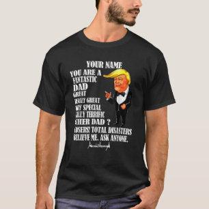 Funny Great Vater Donald Trump Vatertag Geschenk T T-Shirt