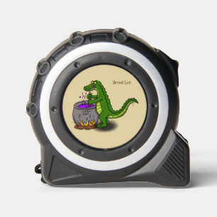 Funny Green Alligator Koch Cartoon Maßband