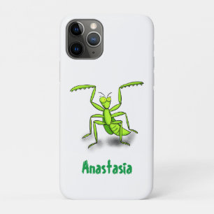 Funny green beten mantis Cartoon Illustration Case-Mate iPhone Hülle