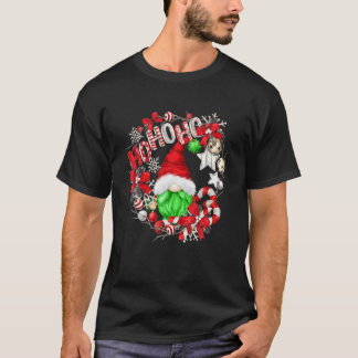 Funny Green Christmas Gnome Santa für Frauen - Nie T-Shirt