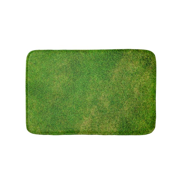 Funny Green Grass Bath Mat Badematte (Vorderseite)