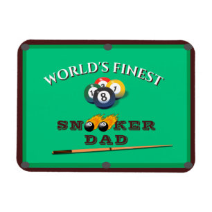Funny Green Pool Table Snooker Dad Father's Day Magnet