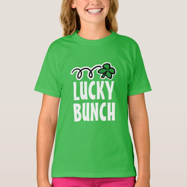 Funny green St Patrick's Day t Shirt für Kinder (Vorderseite)