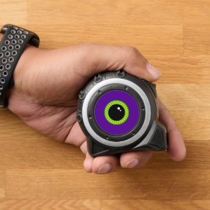 Funny Green und Lila Monster Eyeball Maßband
