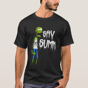 Funny Green Zombie Skeleton - sagen Sie etwas mit T-Shirt