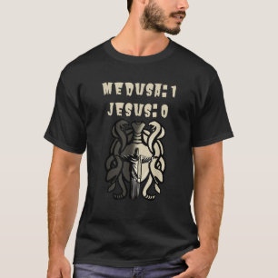 Funny Griechisch Mythologie Christlich Medusa Jesu T-Shirt