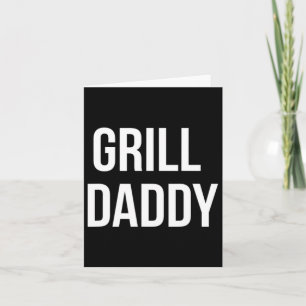Funny Grill Daddy Grillen und Rauchen zum Vatertag Karte