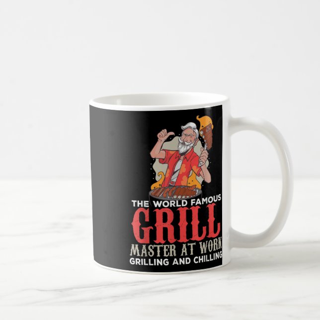 Funny Grill Master Grillen liebt Feinschmecker Koc Kaffeetasse (Rechts)