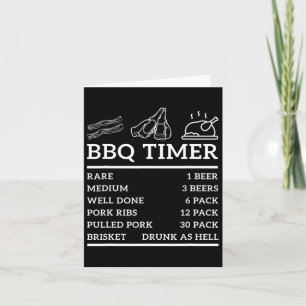 Funny Grill Sprichwort Grillen Timer Grillen Beer Karte