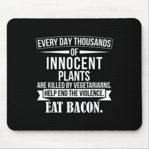 Funny Grillen Anti Vegetarian Zitat - Fleisch Love Mousepad