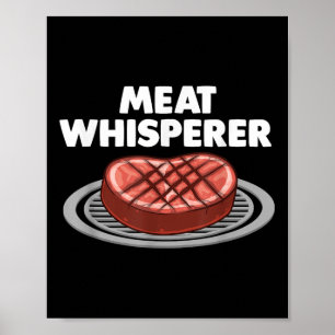Funny Grillen Art for Men Grillbespielen Poster