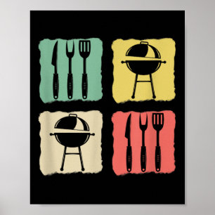Funny Grillen Barbecue Grill Grill Joke Rauchen Me Poster