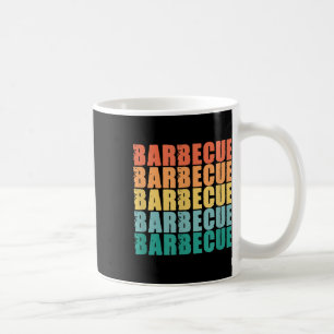 Funny Grillen Barbecue Grill Griller Retro rauchen Kaffeetasse