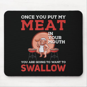 Funny Grillen Design! für Raucher, Grillen und Mousepad