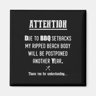 Funny Grillen für Pitmasters & amp; Grillfreunde Magnet