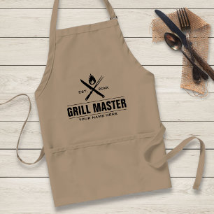Funny GRILLEN Grill Master Personalisiert Barbecue Schürze