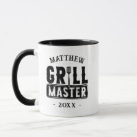 Funny GRILLEN Grill Master Personalisiert Barbecue