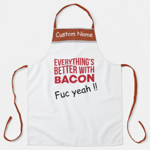Funny GRILLEN Grill   Mit Bacon ist alles besser Schürze