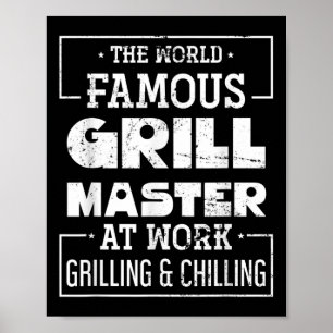 Funny Grillen Koch Grill Fleisch Lover Gefallen Gr Poster
