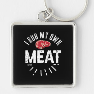 Funny GRILLEN Koch Joke Geschenk Rub Mein eigenes Schlüsselanhänger