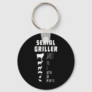 Funny Grillen Nachfüllen von Grillgrill - Serial G Schlüsselanhänger