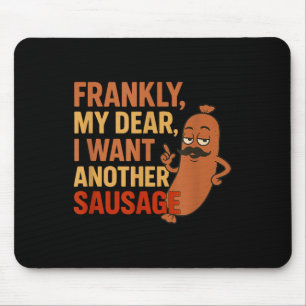 Funny Grillen Sausage Angebot für Cookout Grill Va Mousepad