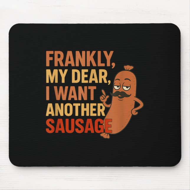 Funny Grillen Sausage Angebot für Cookout Grill Va Mousepad (Vorne)