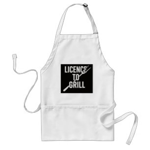 Funny GRILLEN Schürze - Lizenz für Grill