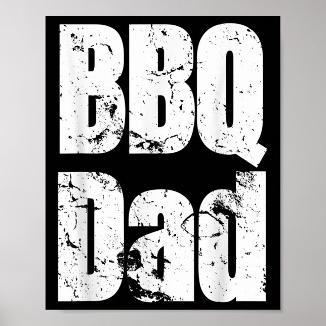 Funny Grillen Smoker Accessoire Pitmaster Vater Gr Poster (Vorne)