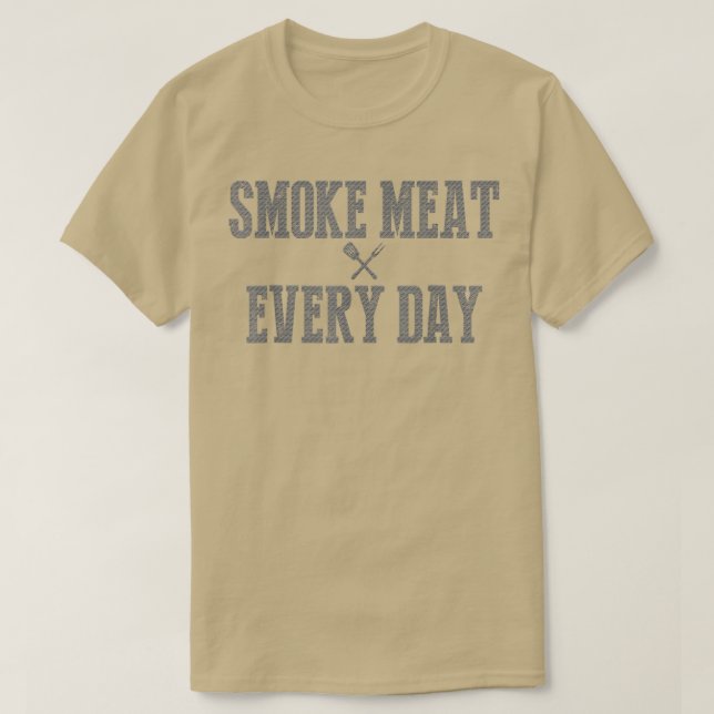 Funny Grillen Smoker Accessoire Pitmaster Vater Gr T-Shirt (Design vorne)