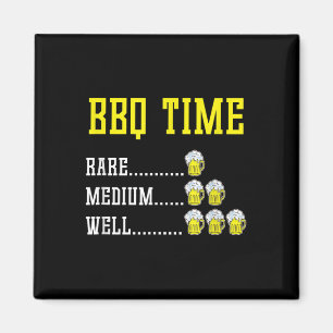 Funny Grillen Timer Beer trinkt Geschenk geräucher Magnet