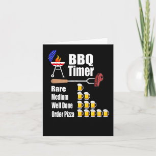 Funny Grillen Timer - Grill Grillgeschenk für Gril Karte