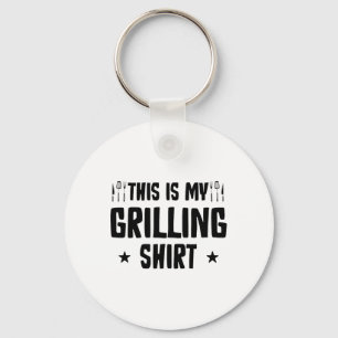 Funny Grilling Byrbecue Grillen Griller Smoker Pit Schlüsselanhänger
