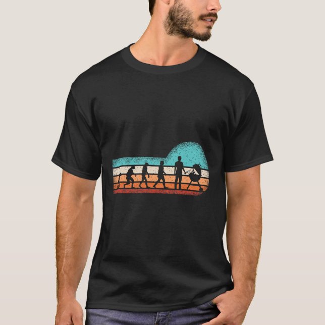 Funny Grilling Evolution Grillen Barbecue T-Shirt (Vorderseite)