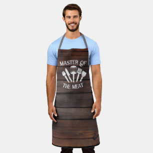 Funny Grilling Gift for Men - Master of the Meat Schürze