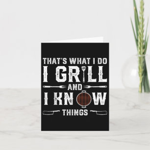 Funny Grilling Grillen Barbecue Smoking Meat Smoke Karte