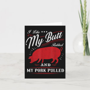 Funny Grilling Grillen gefällt mir mein Hintern Ru Karte