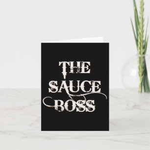 Funny Grilling Grillen T Shirt Sauce Boss Grill Da Karte